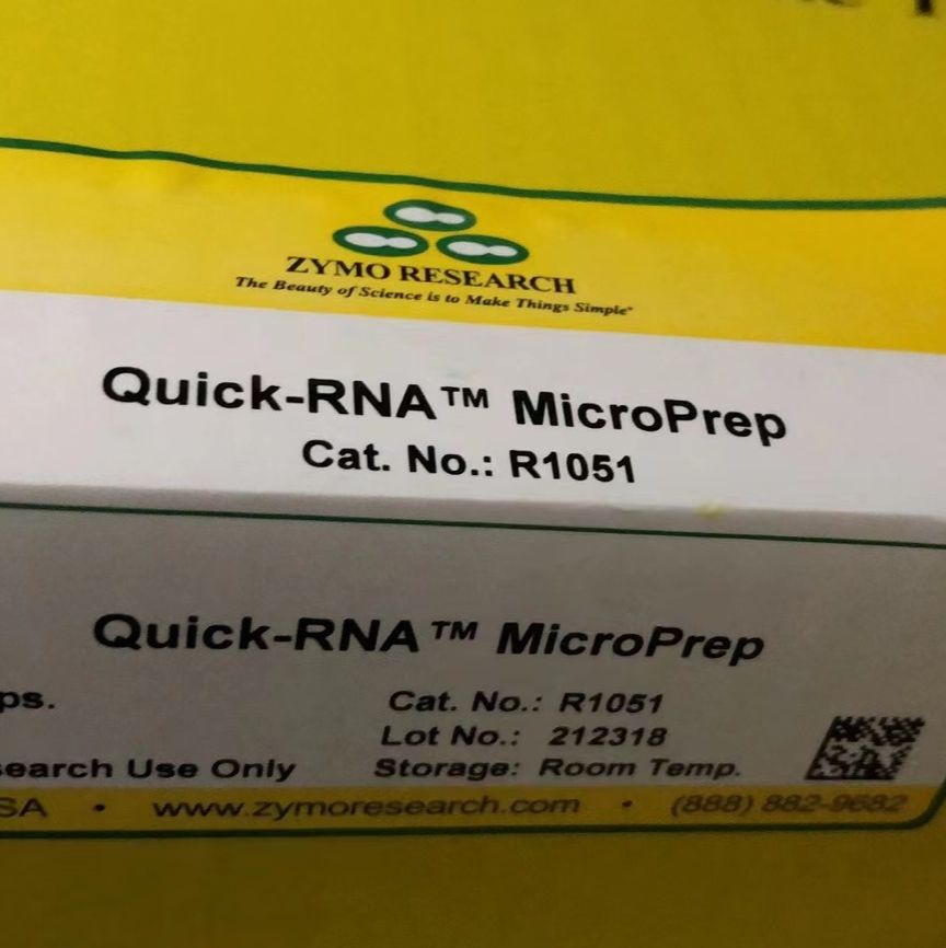 Zymo Research货号R1051现货RNA快速提取试剂盒Quick-RNA MicroPrep上海睿安生物13611631389