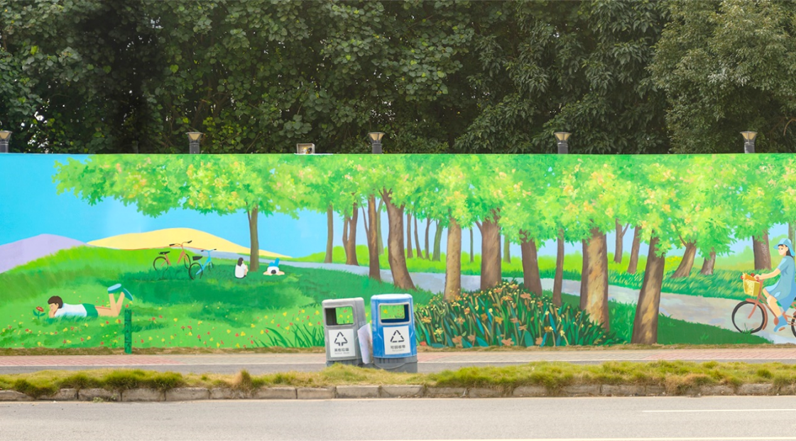 加强人文建设，打造有温度的医院  ——探访深圳市萨米医疗中心（深圳市第四人民医院）彩绘墙