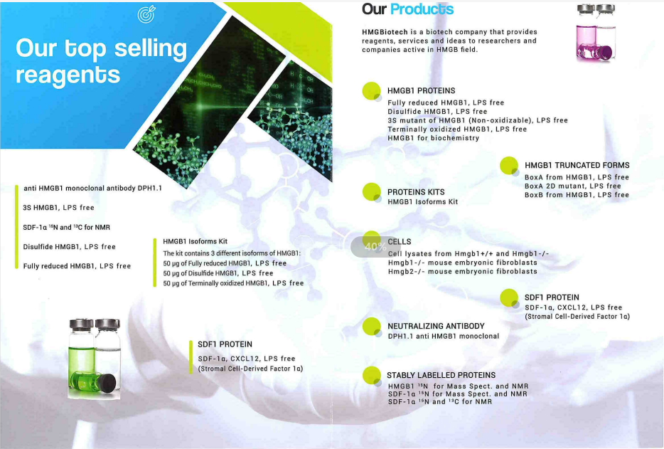 安诺伦生物全国授权代理HMG biotech品牌产品