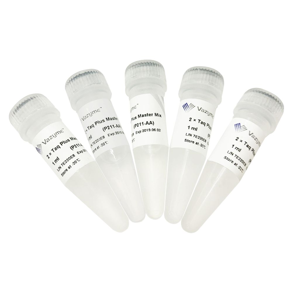 2 × Taq Plus Master Mix（比普通Taq 酶具有更高的扩增效率和保真度的DNA 聚合酶）（P211）