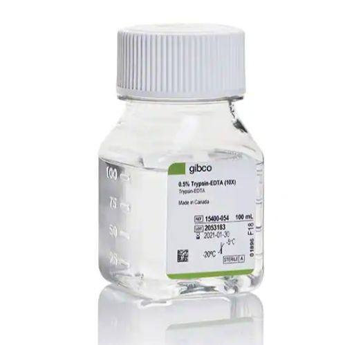Gibco™15400054胰蛋白酶-EDTA (0.5%)，无酚红
