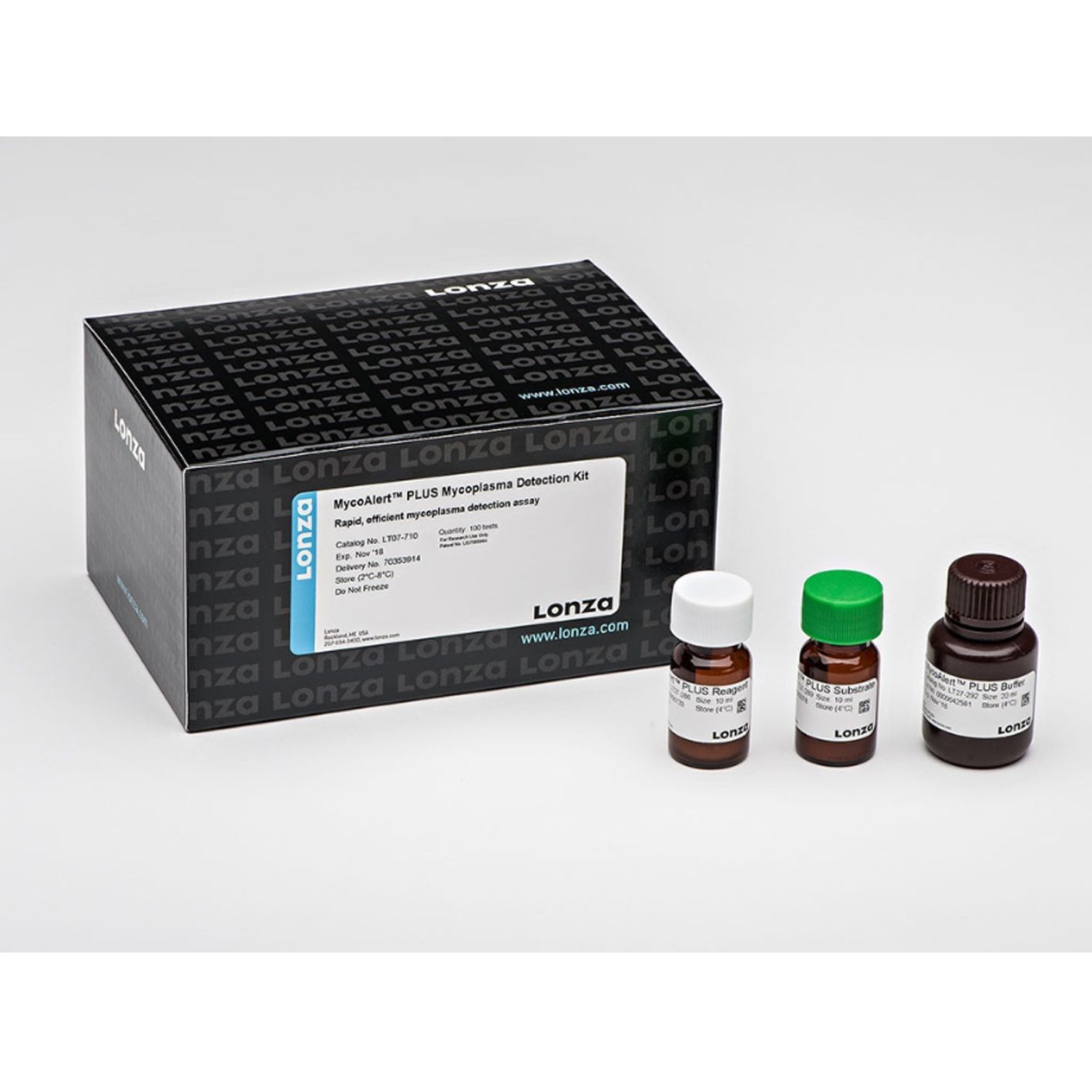 LONZA LT07-710 支原体检测试剂盒MycoAlertTM PLUS Mycoplasma Detection Kit (100 Tests)