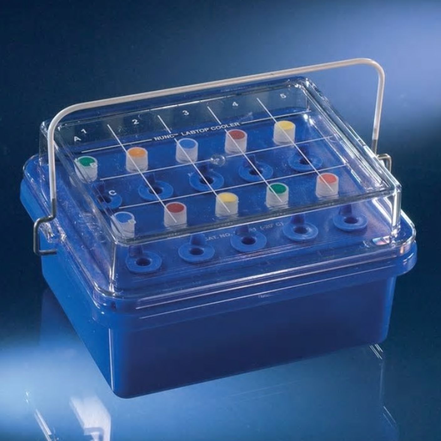 Nalgene 5115-0032 - 20°C实验室专用冷却盒,4X8阵列，盖填充胶体