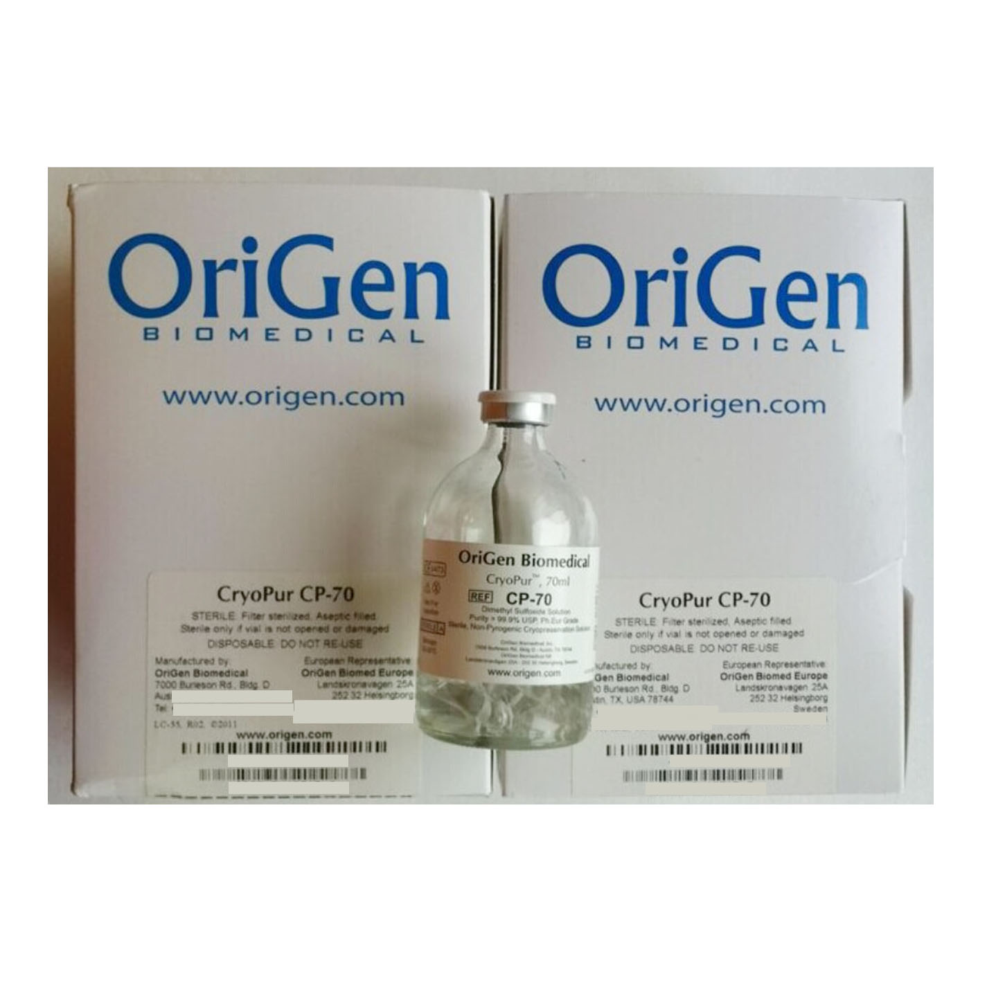 OriGen CP-70 USP级DMSO二甲基亚砜USP临