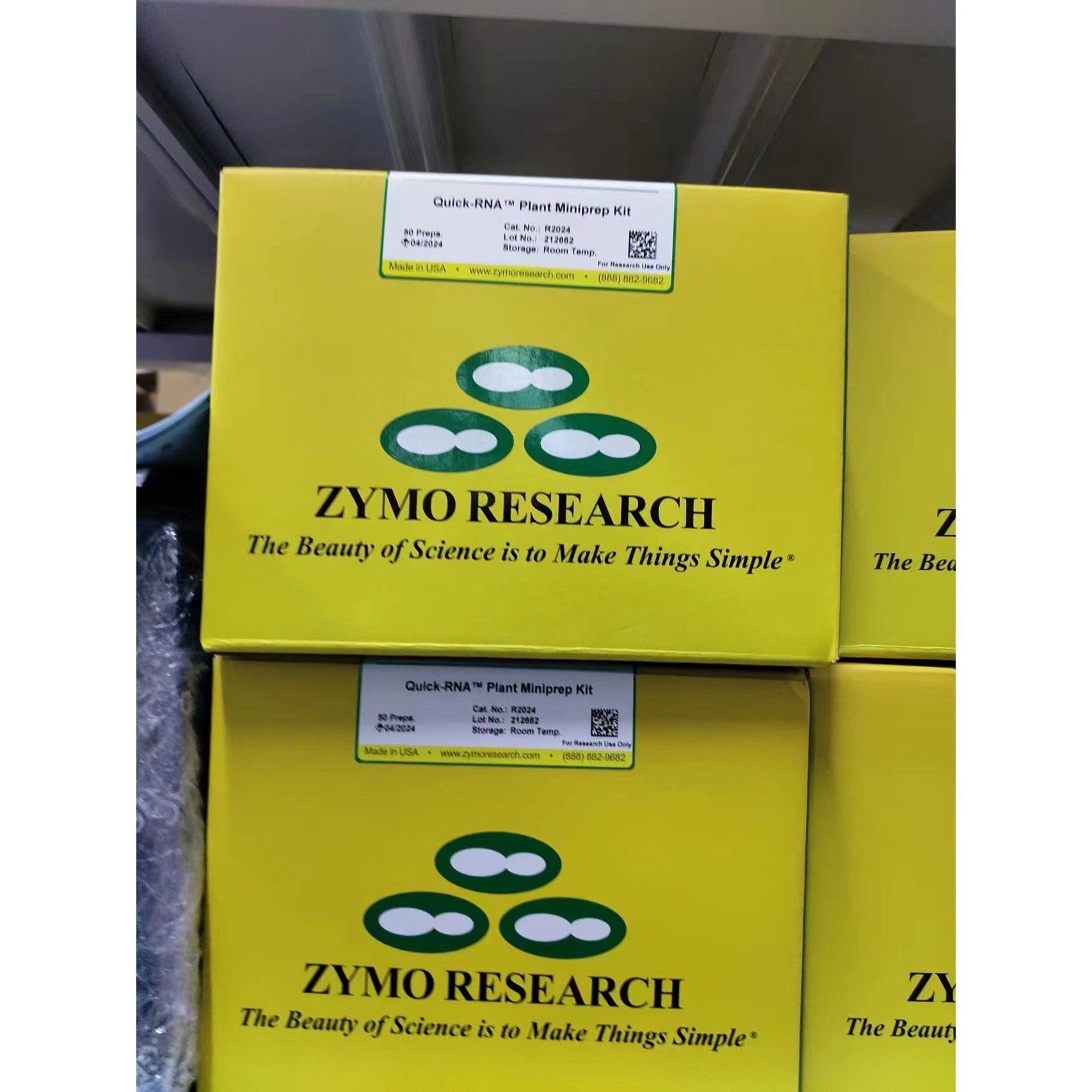 Zymo Research R2024 快速RNA 提取试剂盒Quick-RNA Plant Miniprep Kit