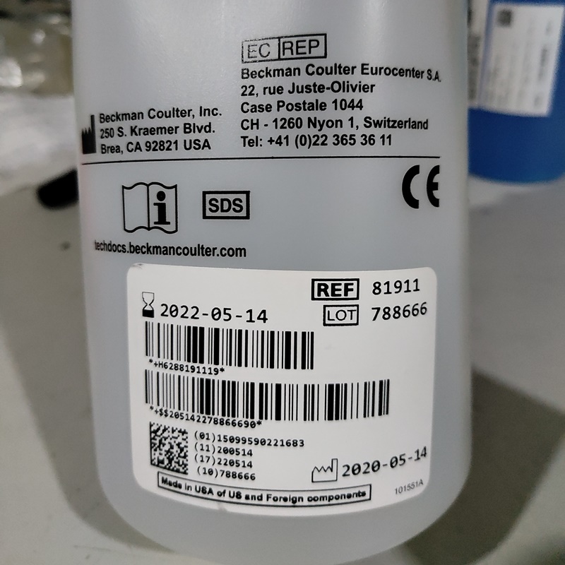 Beckman 81911 Contrad 70 Cleaning Solution清洗液价格_品牌Beckman丁香通官网