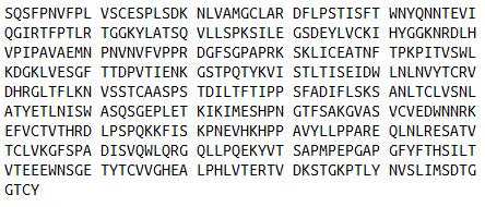 免疫球蛋白M(IgM)重组蛋白