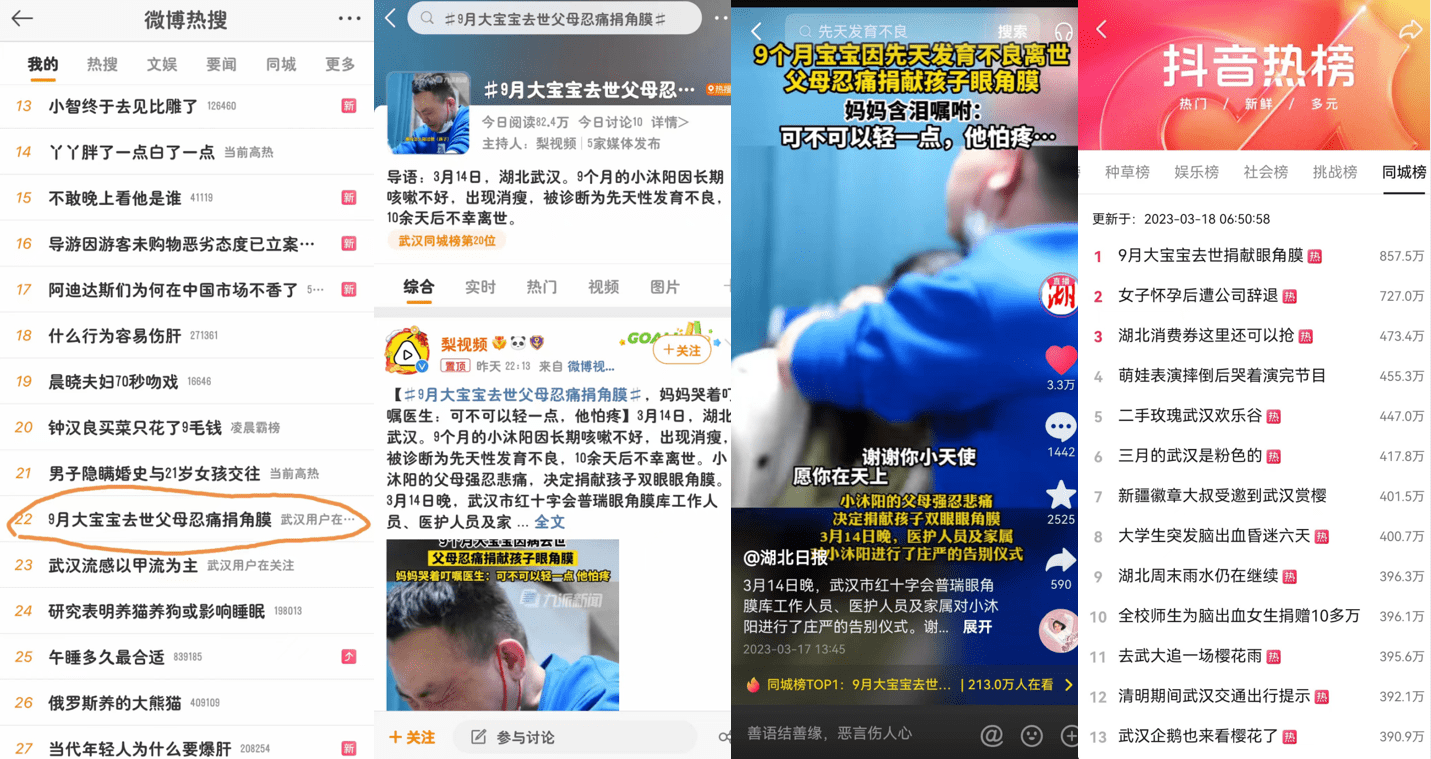 致敬遗体器官捐献者！武汉普瑞眼科医院角膜移植手术传递光明