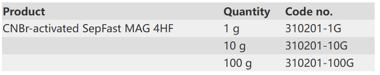CNBr活化磁性琼脂糖介质4HF