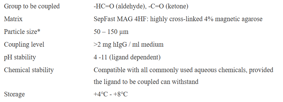 肼活化磁性琼脂糖磁珠