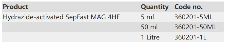 肼活化磁性琼脂糖磁珠