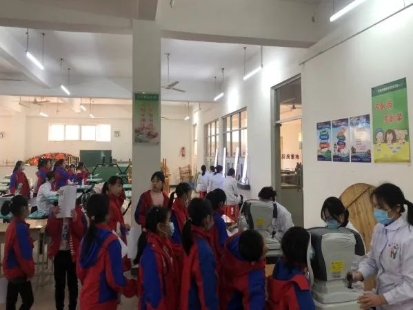 健康进校园，温暖入童心｜桂林医学院第二附属医院完成 3500 人次的视力屈光筛查工作