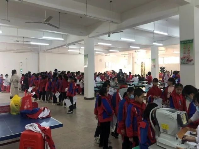 健康进校园，温暖入童心｜桂林医学院第二附属医院完成 3500 人次的视力屈光筛查工作