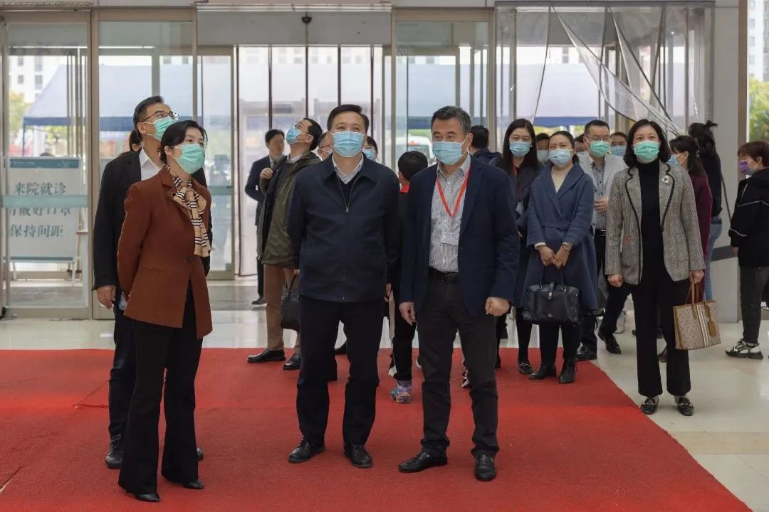 南京医科大学党委书记兰青来附属常州第二人民医院调研指导工作