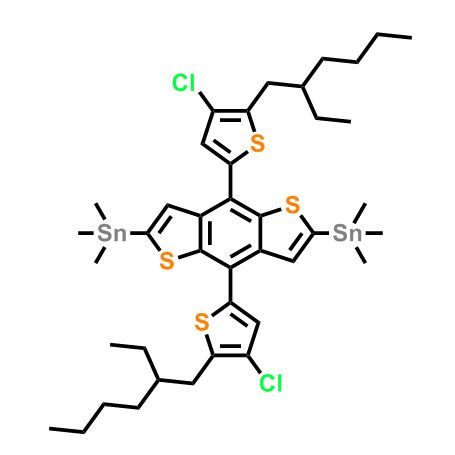 2239295-69-1；(4,8-二(4-氯-5-(2-乙基己基)噻吩-2-基)苯并[1,2-b:4,5-b']二噻吩-2,6-二基)双三甲基锡