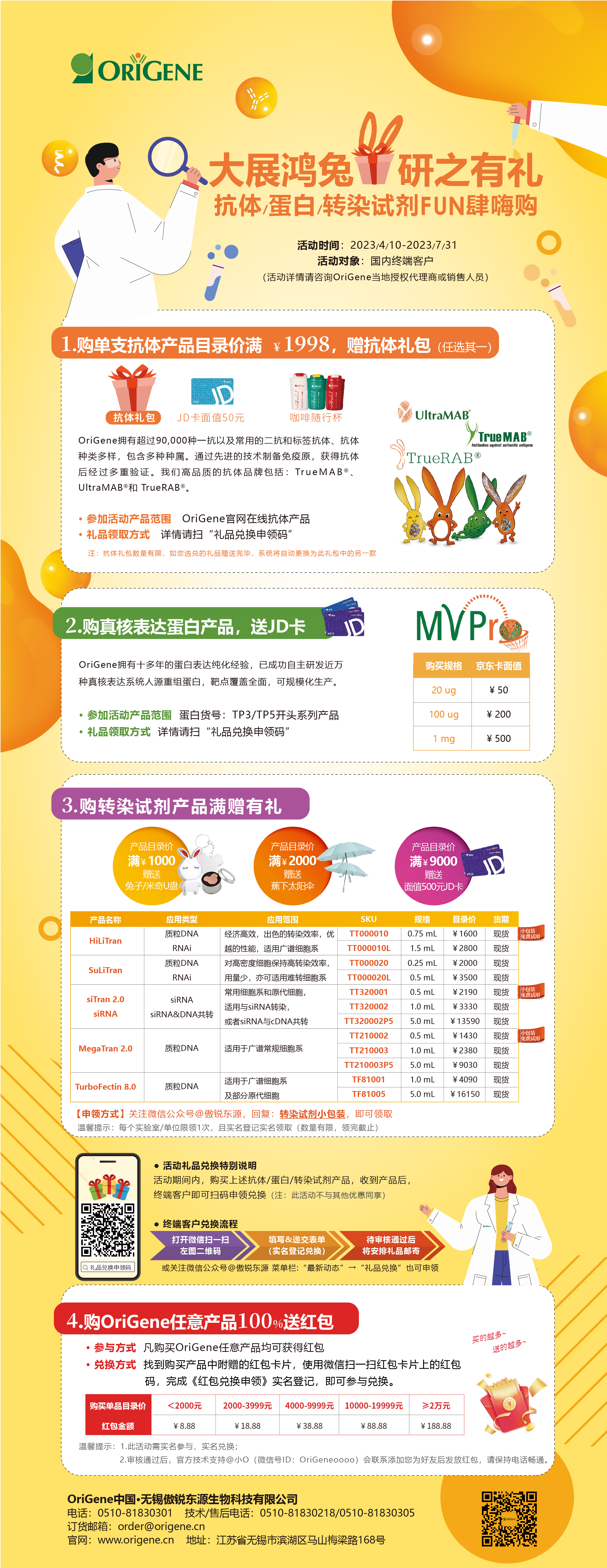 研之有礼——抗体/蛋白/转染试剂FUN肆嗨购