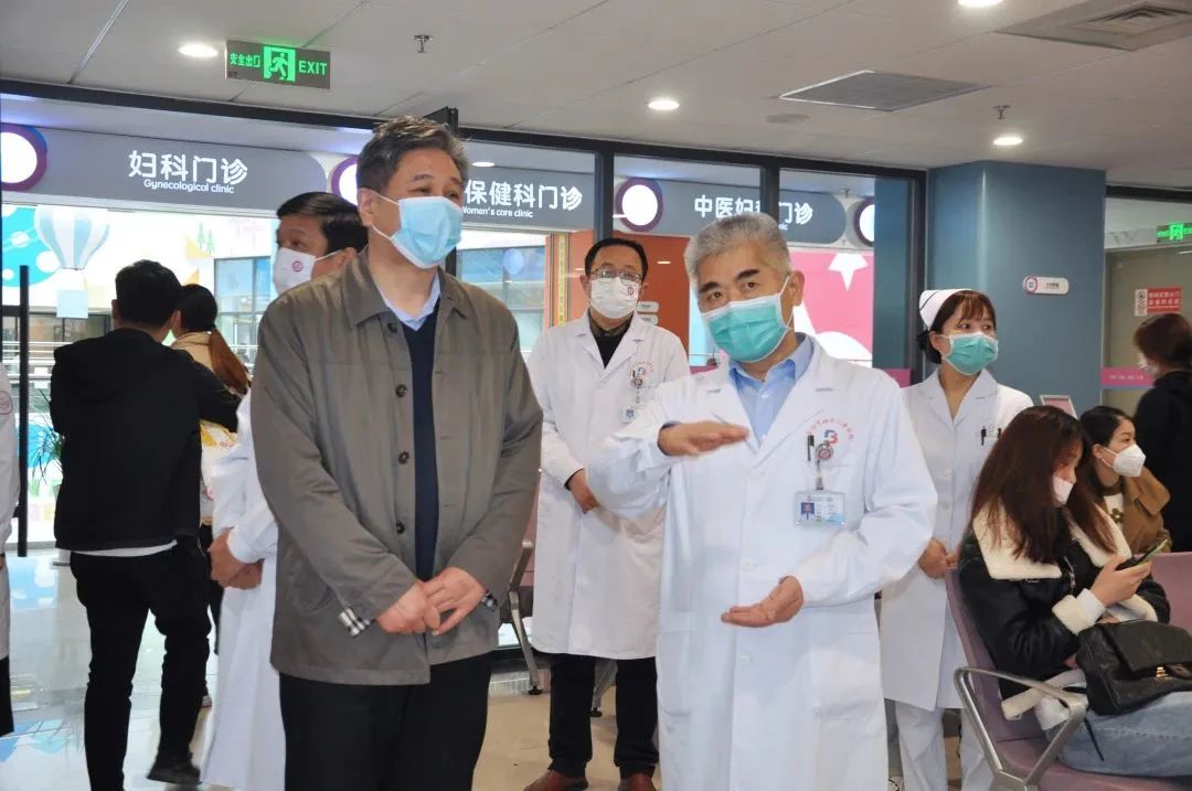 杨绪斌到阜阳市妇女儿童医院调研指导工作