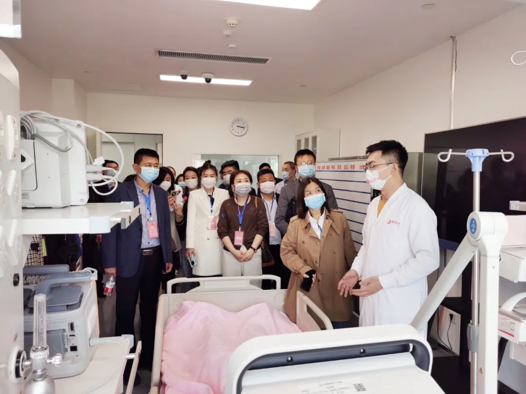 陕西省各地市医保局领导莅临我院参观交流