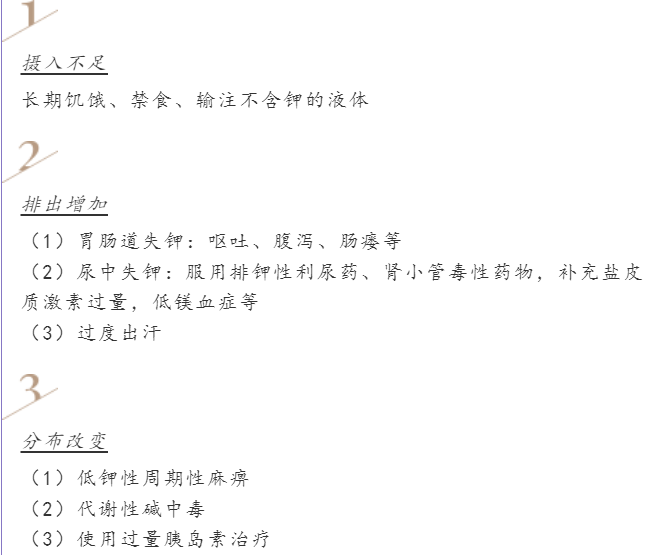 细胞内大户——钾，丢失了怎么办？