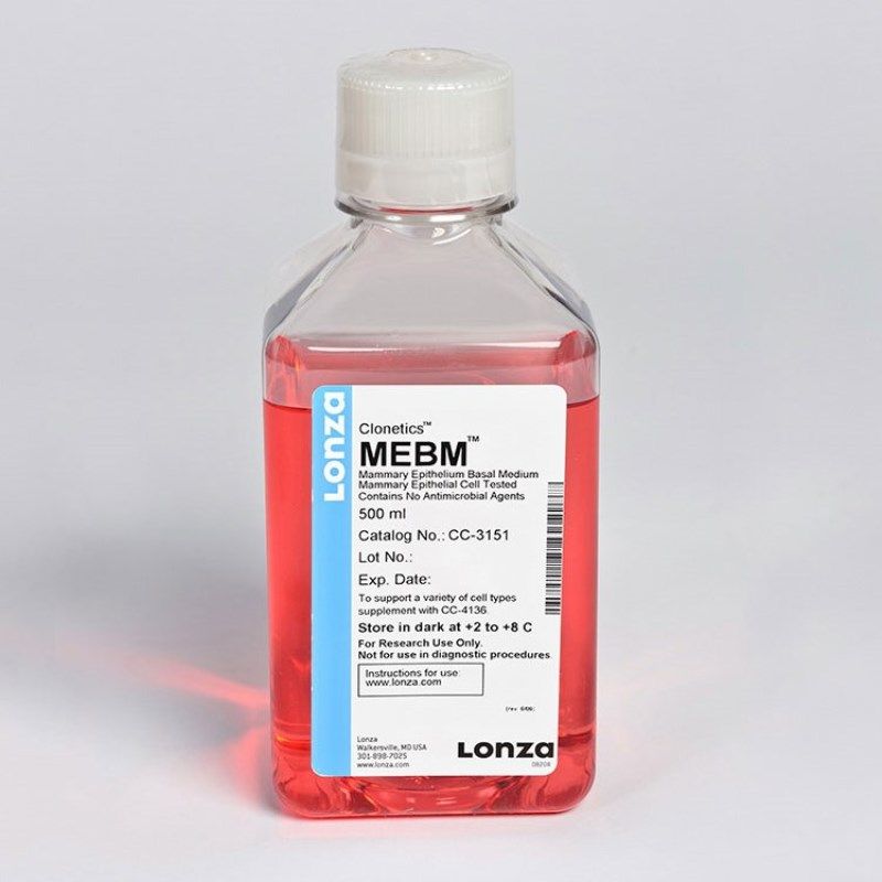 LONZA CC-3151MEBM乳腺上皮细胞基础培养基500ML