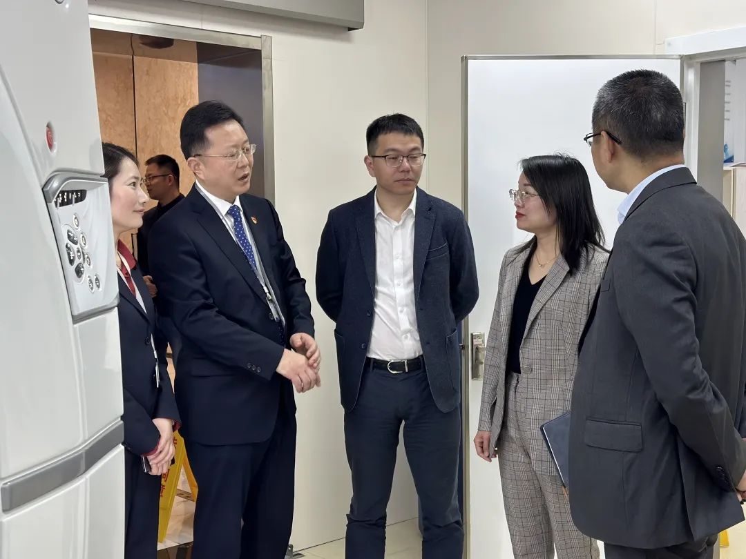 萧山区产发集团党委副书记、总经理蒋海芸一行赴国投瑞康考察调研