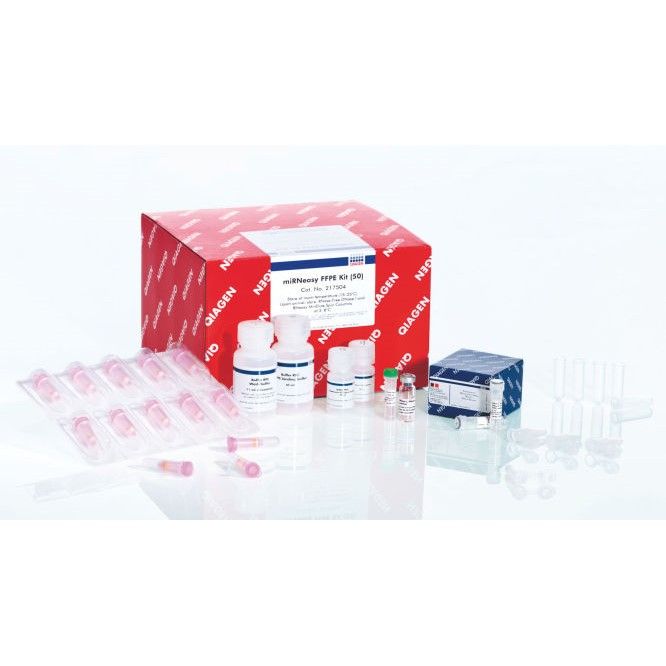 凯杰Qiagen217504石蜡包埋组织miRNA和总RNA纯化试剂盒miRNeasy FFPE Kit 50T