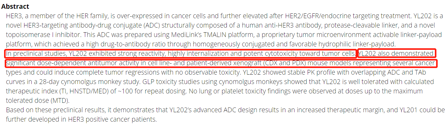 AACR2023| ADC药物及可用临床前动物模型