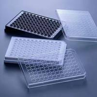 黑色透明平底96孔板(TC)