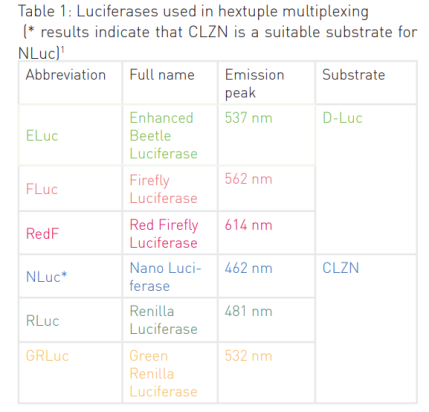 荧光素酶检测进阶啦 ,6 重荧光素酶分析用上了吗?