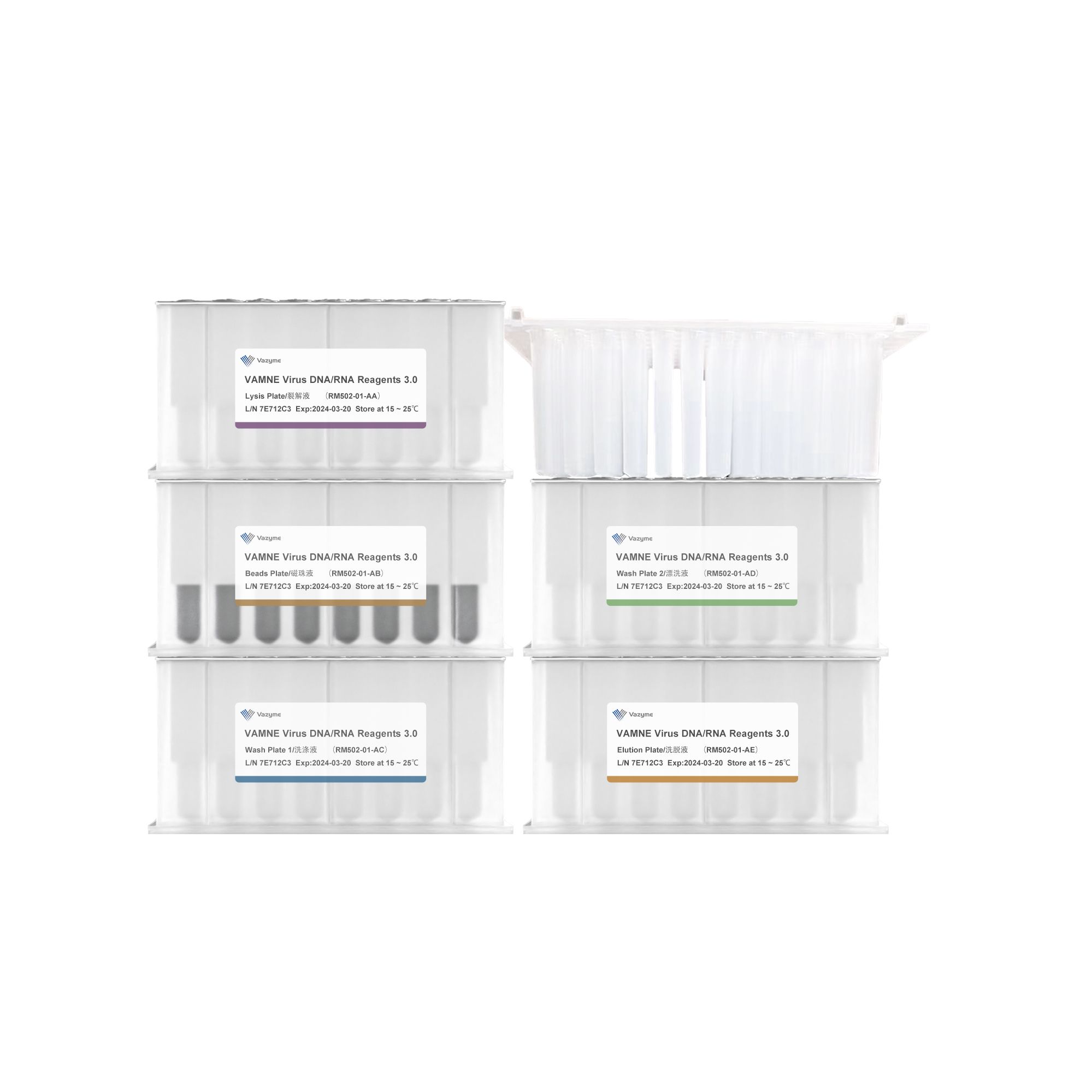 病毒DNA/RNA提取试剂盒3.0（96预封装）（RM502）
