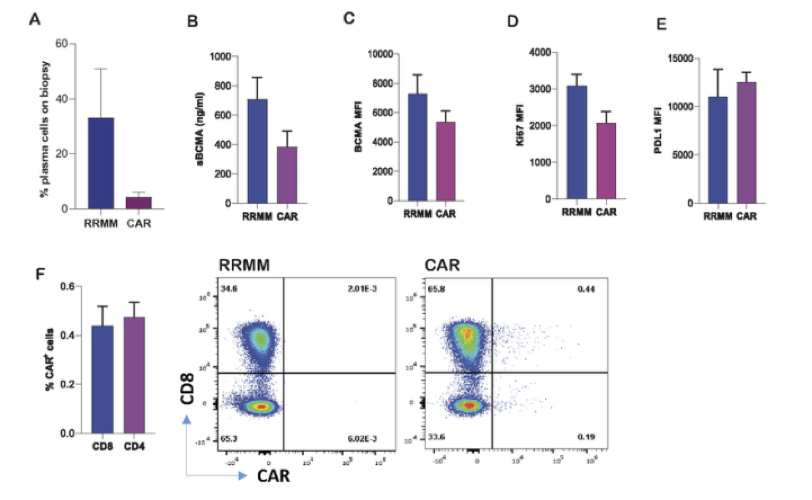BCMA靶向CAR-T治疗RRMM失败，深度T细胞表型分析或可揭示原因