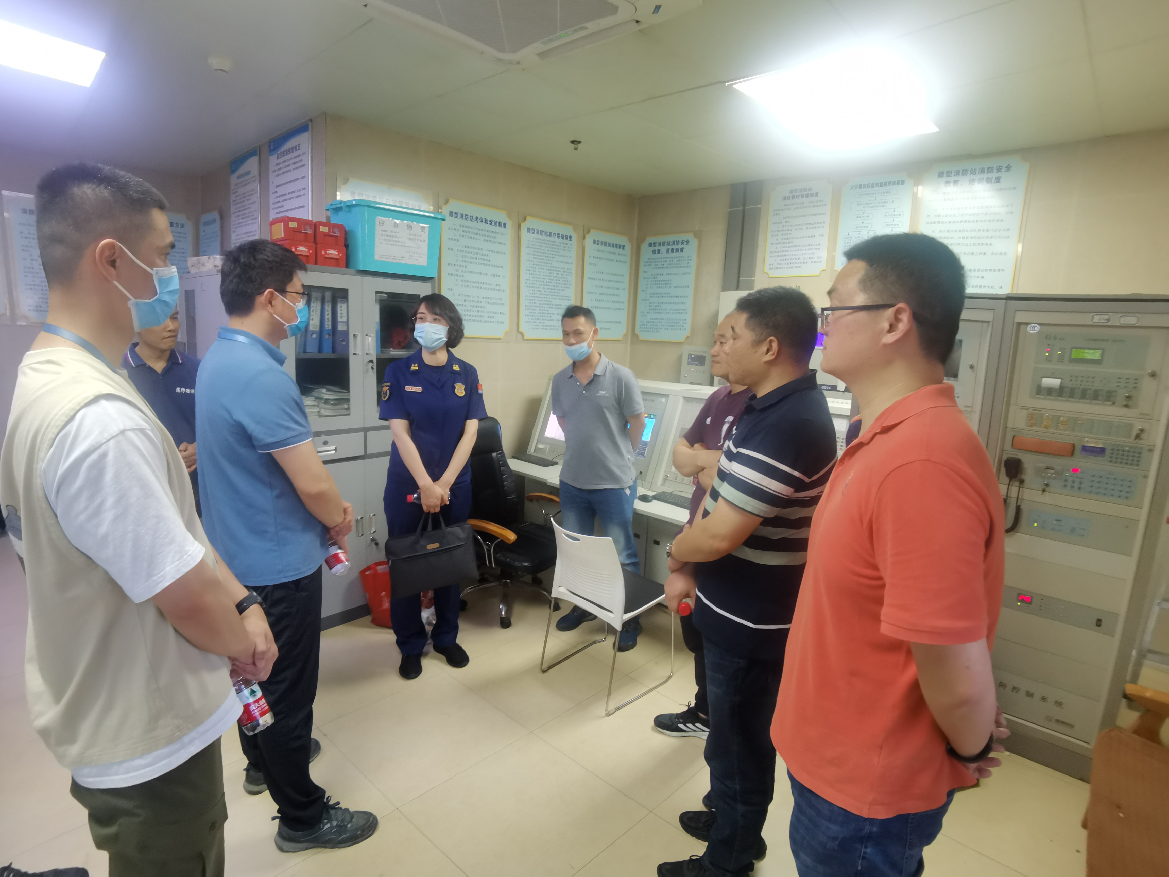 广西壮族自治区卫健委到南溪山医院开展安全生产和消防安全检查