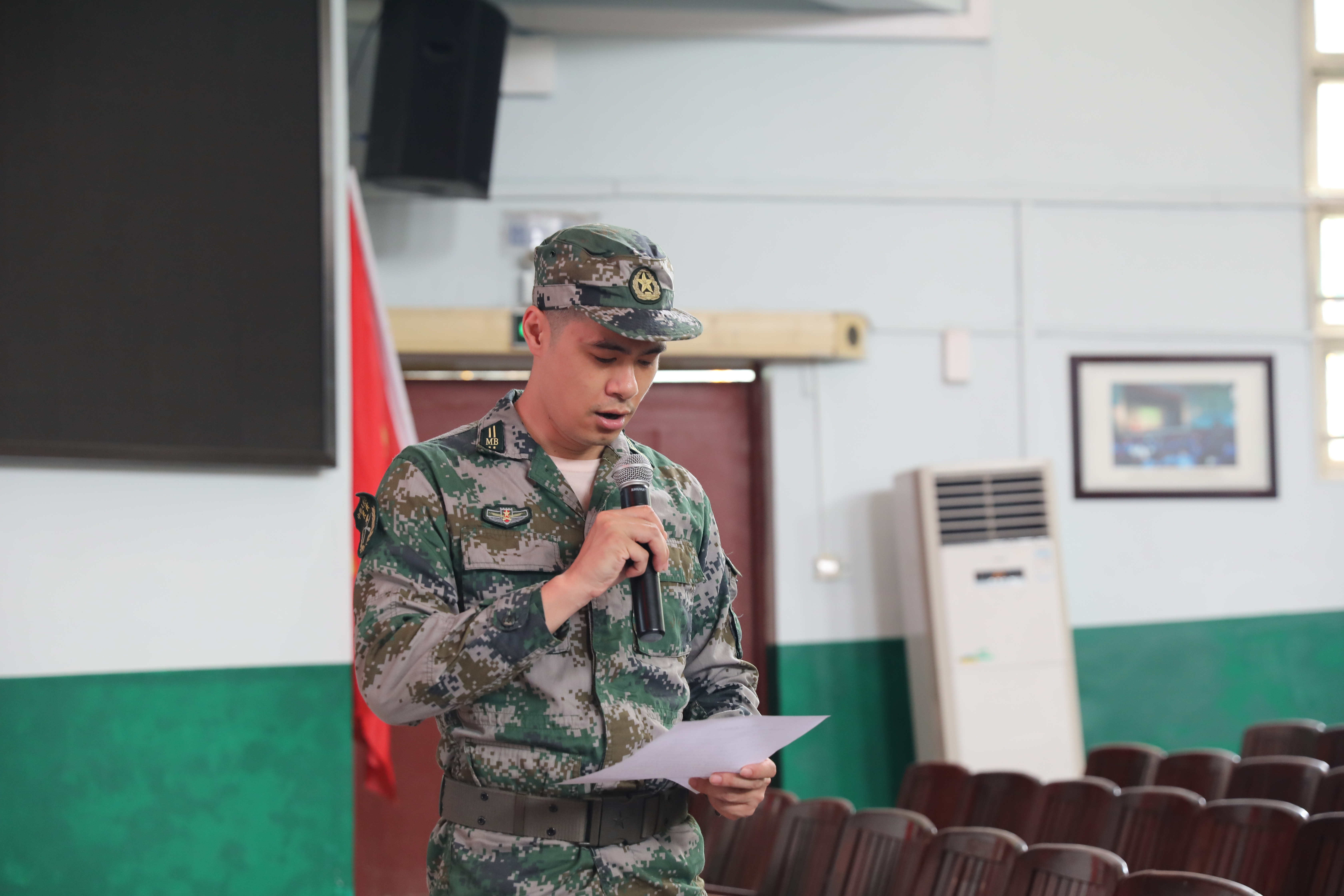 广西壮族自治区南溪山医院召开 2023 年度民兵整组点验大会