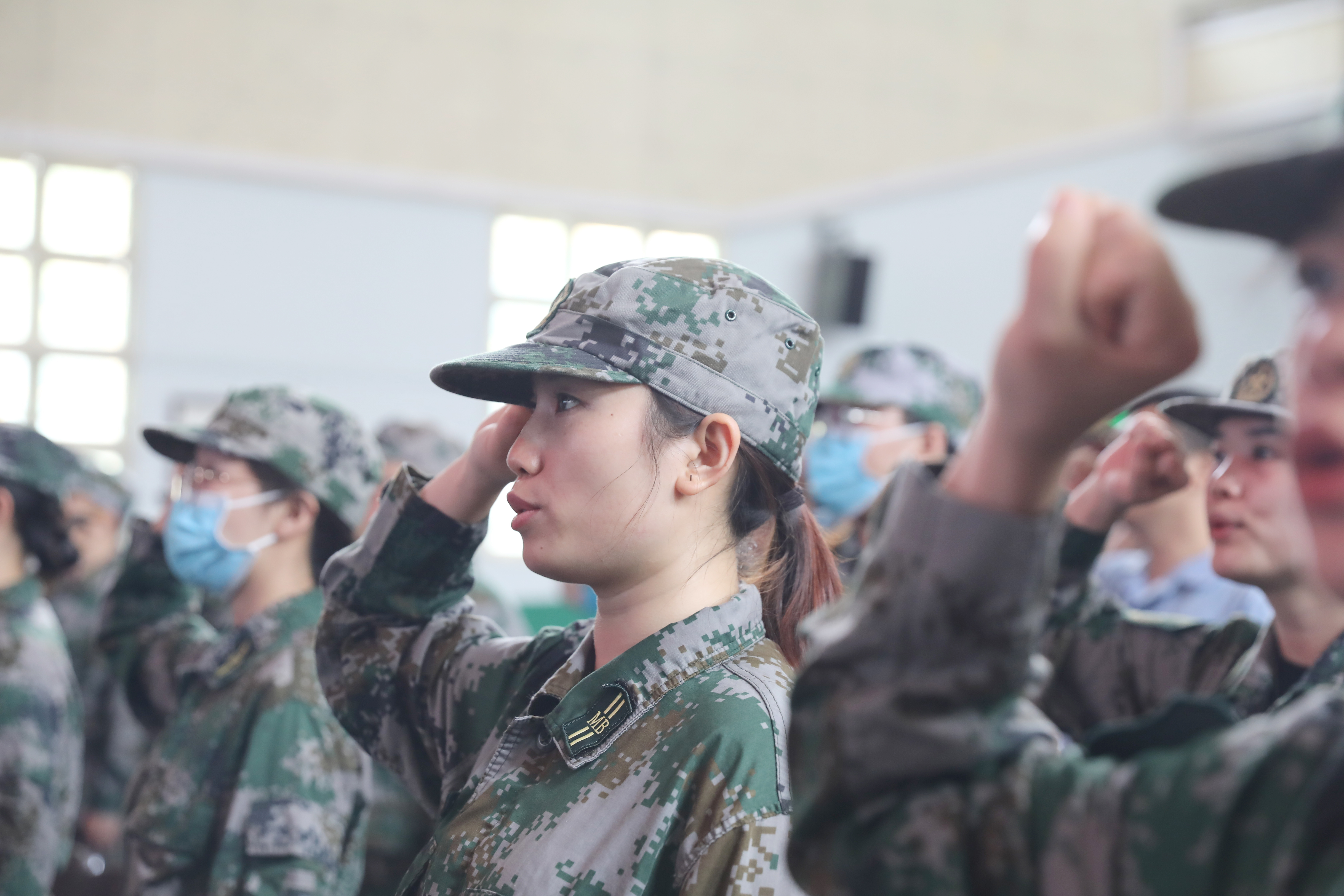 广西壮族自治区南溪山医院召开 2023 年度民兵整组点验大会