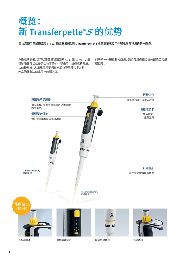Transferpette®S微量移液器
