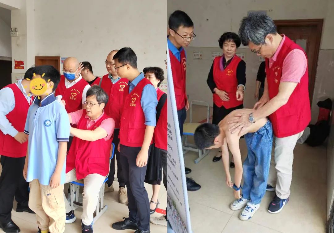 江西省儿童医院骨科前往小学开展脊柱侧弯筛查活动