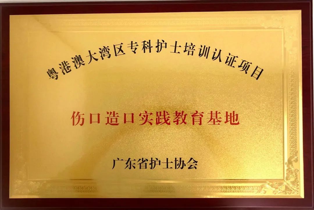 喜报！粤港澳大湾区专科护士伤口造口实践教育基地落户南方医科大学顺德医院