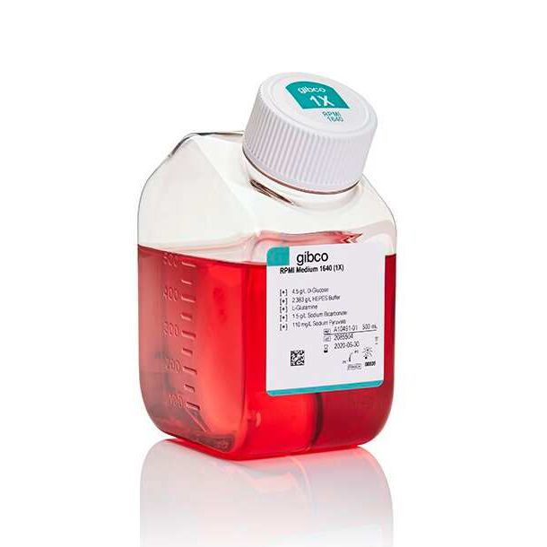 Gibco A1049101 RPMI1640高糖培养基（含L-谷氨酰胺,丙*酸钠, HEPES，低碳酸氢钠）