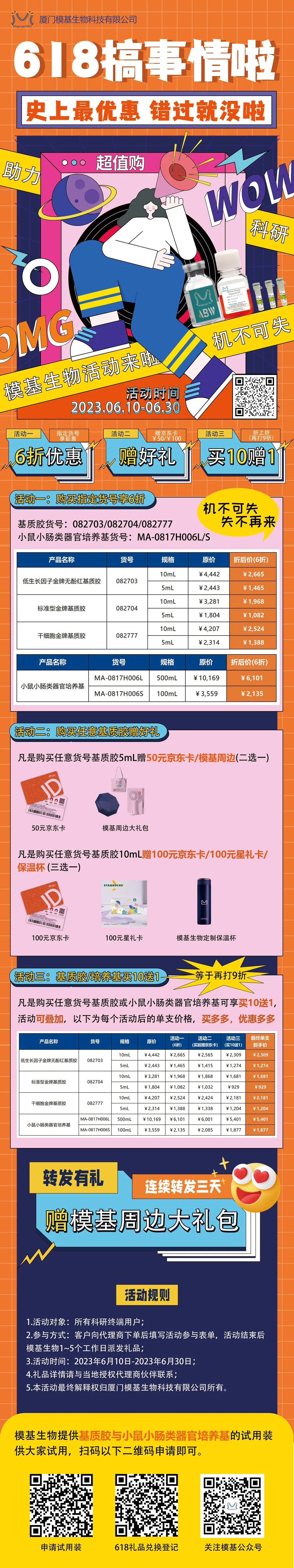 模基&ABW基质胶618搞事情了，史上超优惠，错过就没啦！