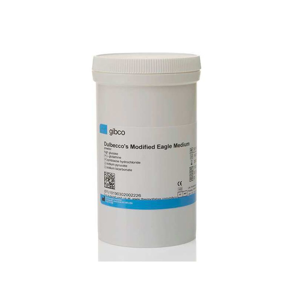 Gibco 12100-061 DMEM高糖干粉培养基（含L-谷氨酰胺，不含丙*酸钠，HEPES， 碳酸氢钠）
