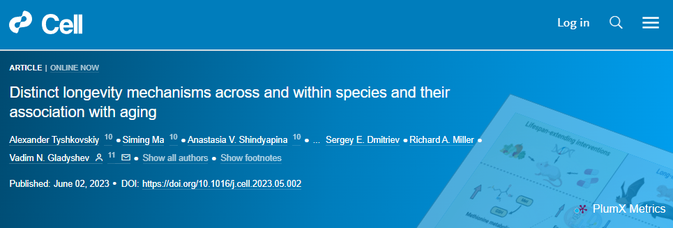 Cell重磅！是什么决定了我们的寿命？关键因素终于被找到！