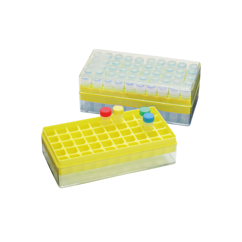 Watson 1577-550Y 冻存盒,50孔,黄色