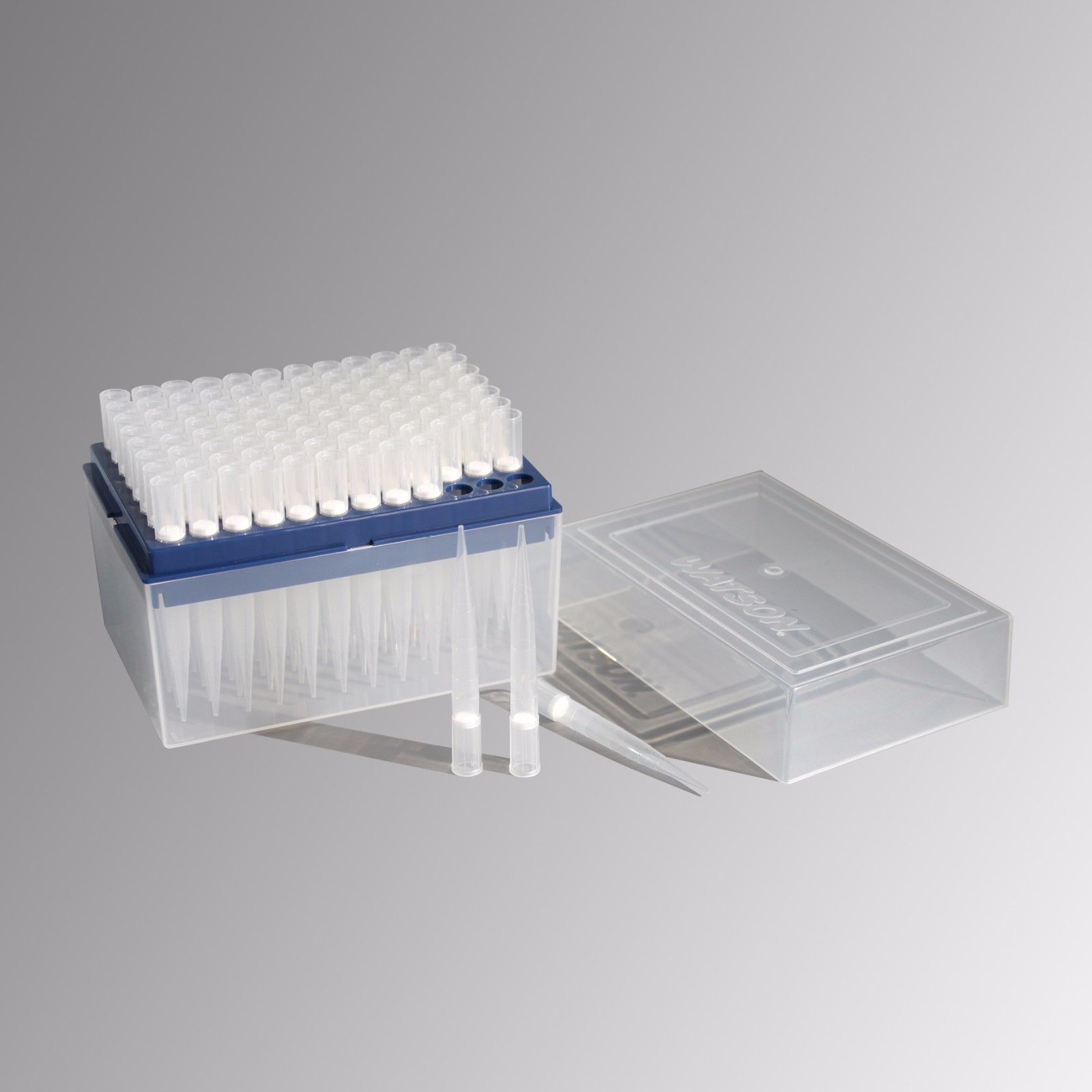 Watson 124P-1000S 1000ul盒装滤芯吸头,带刻度,无菌,PP盒