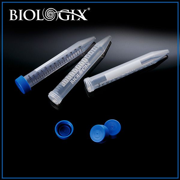 Biologix 10-9152 15ml消毒离心管，圆底平盖25个/袋，500个/箱 