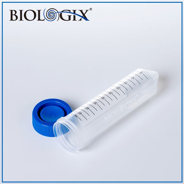 Biologix 10-9501 50ml消毒离心管，圆锥底，平盖架装25个/袋，500个/箱 