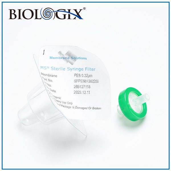 Biologix 08-PES3022R灭菌聚醚砜（PES）针头滤器，孔径:0.22um，直径:30mm 400个/箱