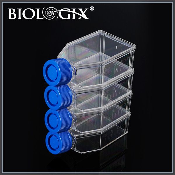 Biologix 07-8025细胞培养瓶，滤膜盖，25cm2，TC处理，消毒，5个/袋，40袋/箱 