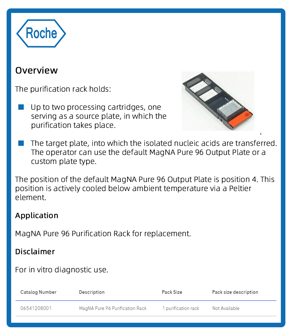 Roche 6541208001 MagNA Pure 96