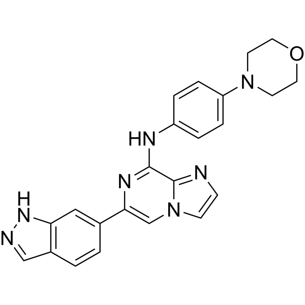 Entospletinib (GS-9973) 是一种可口服