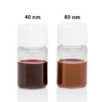 NanoComposix AUCR40-100M BioReady Gold Nanospheres - Bare (Citrate) - 40 nm, 20 OD in aqueous 0.02 mM sodium citrate, 100 mL